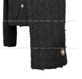 Flat Cropped Tweed Jacket