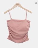 Corning Slim Side Shirring Built-in Cup Sleeveless