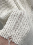 Modern Damage Ribbed Knit