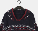 Qwerty Nordic Cable Loose Fit Hood Knit