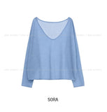 Reason See-through Deep V-Neck Long Sleeve