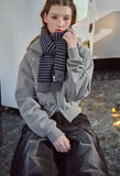 Catstitch Stripe Muffler