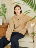Heavy Overfit Pullover Collar Sweater