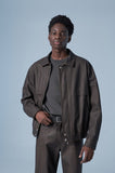 Overfit washed heritage jacket
