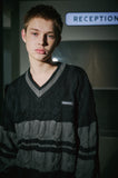 Cable Waffen V-Neck Knit