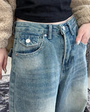 Kelon Pocket Washed Denim Pants