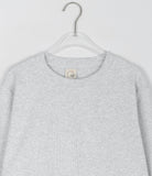 [BAONHAUS] Lenu ribbed round crop long sleeve tee
