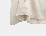 [Muffler Set] Hassen Ribbon Halterneck Puff Blouse Set