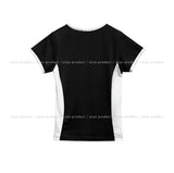 Sporty Star Printing Color Matching Short Sleeve