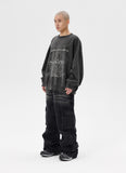 MULTI-LOGO PIGMENT SWEATSHIRT