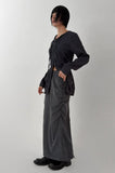 SHIRRING STRAP BLOUSE
