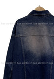 Brion crop cut denim jacket