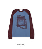 Vision Color Matching Raglan Long Sleeve