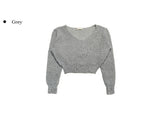 Minty V-Neck Loose Knit