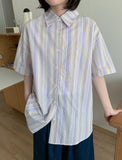 [BAONHAUS] Etai Stripe Over Shirt