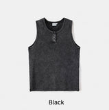 Dust Pigment Henley Sleeveless