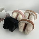 Winter Fleece Ugg Earmuffs Foldable Cute Earmuffs
