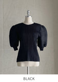 Ruben Puff Pleated T-Blouse