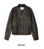 Tola Garment Leather Tracker Jacket