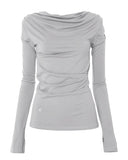 2.Drape Long Sleeve