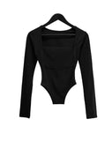 Ella Mix Square Neck Bodysuit Tee