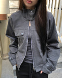 Quna Cotton Strap Two-Way Cotton Jacket