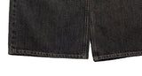 Cantor Black Blue Washing Wide Denim Pants