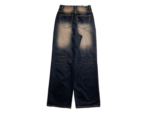 【Anyone more】Tokyo Teen Washing Wide Denim Pants Anyone more (エニワンモア) - トウキョウティーンウォッシング