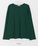 Memgart Color Stripe Over Long Sleeve Tee