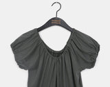 [Layered Look] Yuu Tiered Ribbon Puff One Piece