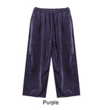 Kenny Velour Pintuck Banding Pants