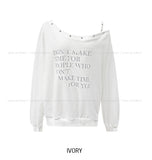 Vint Eyelet Strap Sweatshirt
