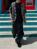 Patchwork Half Shirt