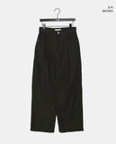 Tmo Corduroy Brushed Wide Straight Pants