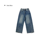 Ito Double Pocket Cutout Washing Wide Denim Pants