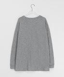 Moibe Plain Slit Shibori Long Sleeve Tee