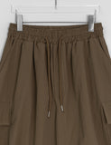[Unisex] Aoli Banding Nylon Banding Cargo Bermuda Pants