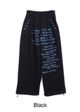 Crew lettering brushed pants