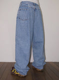 TUCK WIDE DENIM