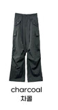 Snap Cargo Wide Pants