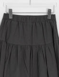 Janta Diagonal Button Banding Midi Skirt