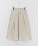 Larsen Summer Pintuck Banding Bermuda Pants