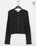 Oldin Spring Punching Long Sleeve Cardigan