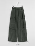[unisex] Paple Summer Pigment Cargo Wide Pants