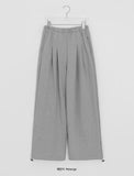 [BAONHAUS] Hedinen Pintuck Banding Wide Training Pants