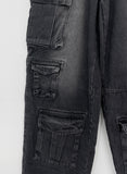 Leaker Wide Cargo Denim