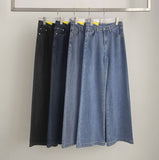 Banding Span Loose Bootcut Fit Denim Pants