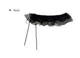 Vite Tiered Layered Mini Wrap Skirt