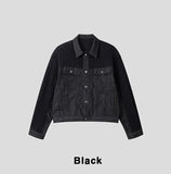 Reuben Knitted Denim Trucker Jacket