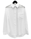 Backslit Striped Overfit Shirt